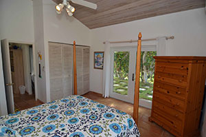 Air conditioned, walkout bedroom